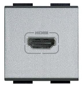 Πρίζα 2 Στοιχείων HDMI Αλουμίνιο Bticino NT4284 Legrand NT4284 Αλουμίνιο