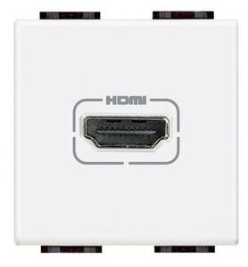 Πρίζα 2 Στοιχείων HDMI Λευκό Bticino N4284 Legrand N4284 Λευκό