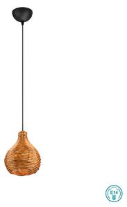 Φωτιστικό Κρεμαστό Vintage Industrial RL Lighting Sprout R31291036 Φυσικό Rattan