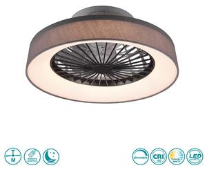 Ανεμιστήρας Οροφής RL Lighting Farsund R62662111 Γκρι με Φως