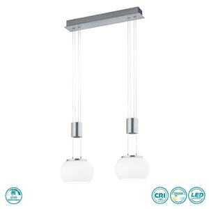 Φωτιστικό Κρεμαστό Trio Lighting Madison 342010207 Νίκελ Ματ