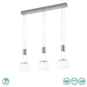 Φωτιστικό Κρεμαστό Trio Lighting Madison 342010307 Νίκελ Ματ