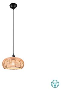 Φωτιστικό Κρεμαστό Vintage Industrial Trio Lighting Inga 312200136 Φυσικό Rattan