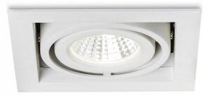 Χωνευτό Σποτ Φωτιστικό Οροφής Led Λευκό LEDA R10402 Rendl