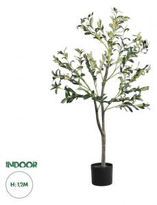 Artificial Garden OLIVE TREE 20053 Τεχνητό Διακοσμητικό Φυτό Ελιά Υ120cm Globostar 20053 Πράσινο