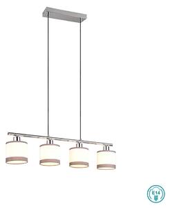 Φωτιστικό Κρεμαστό Ράγα RL Lighting Davos R31554006 Λευκό