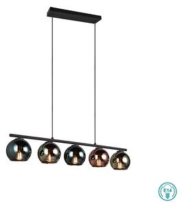 Φωτιστικό Κρεμαστό Ράγα RL Lighting Sheldon R31305017 Μαύρο Ματ