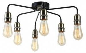 Φωτιστικό Οροφής 6xE27 15W Μαύρο Οξυντέ 123-02302-13 Luma Lighting