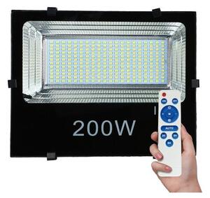 Ηλιακός Προβολέας LED SMD 200W 6000K IP65 Μαύρος 6435 Spotlight