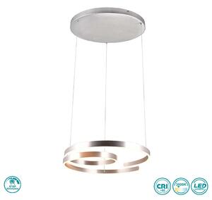 Φωτιστικό Κρεμαστό Trio Lighting Marnie 344110105 Βουρτσιστό Αλουμίνιο