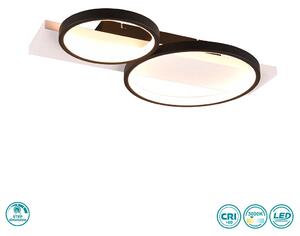 Φωτιστικό Οροφής Trio Lighting Medera 643810232 Μαύρο Ματ