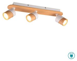 Σποτ Trio Lighting Aruni 801100331 Ξύλο - Λευκό Ματ