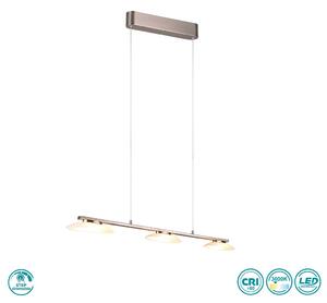 Φωτιστικό Κρεμαστό Trio Lighting Merton 343610307 Νίκελ Ματ