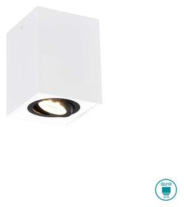 Σποτ Trio Lighting Biscuit 613000134 Λευκό Ματ με Μαύρο