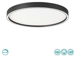 Φωτιστικό Οροφής Viokef Vanessa 4292800 Μαύρο Ματ Dimmable