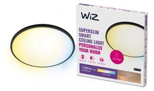 Έξυπνο Φωτιστικό Οροφής Πλαφονιέρα LED 14W 3CCT Dimmable Super Slim Wiz 929002685001 Μαύρο