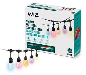 Έξυπνη Γιρλάντα LED 12W Μαύρο 14,8m IP65 RGB 3CCT Dimmable 929003213201 Wiz