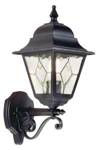 Απλίκα Φωτιστικό Τοίχου E27 60W IP44 Μαύρο Norfolk NR1-BLK Elstead Lighting