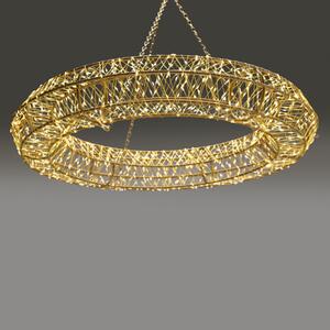 Λαμπάκια 3D Motif Ring 12480 LED Καλώδιο Χάλκινο Θερμό Φως IP44 Αλυσίδα 70cm 5μ Καλώδιο X05128801535 ACA X05128801535