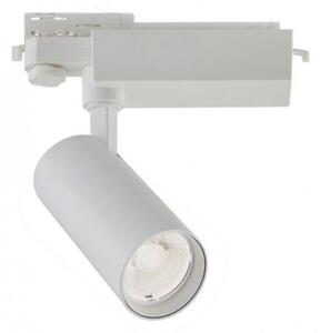 Σποτ Φωτιστικό Ράγας LED IP20 20W 3000K 24 Μοίρες Hercules Viokef 3913-011W-3-S-24 Λευκό