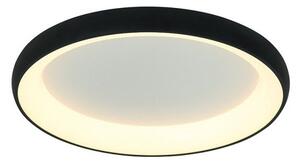 Πλαφονιέρα Φωτιστικό Οροφής 80cm LED 55W IP20 3000K Zambelis 2056 Μαύρο