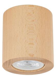 Σποτ Φωτιστικό Οροφής 1xGU10 Downlight Ξύλο Eve Wood TK Lighting 10121 Μπεζ