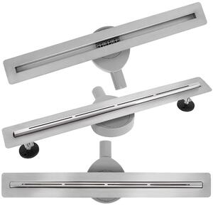 REA FILO Linear Drain Βουρτσισμένο χάλυβα 60