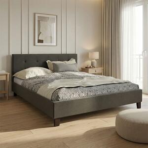 Κρεβάτι διπλό 150x200 cm Mago 9910 Σκούρο Γκρι