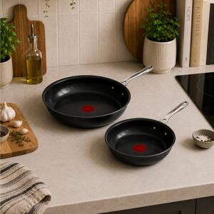 Σετ Τηγάνια Tefal by Jamie Oliver με αντικολλητική επίστρωση και διαμέτρους 24cm και 28cm - 2 τεμάχια