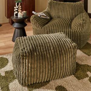 Πουφ (78x61x42) A-S Muzi Khaki 214294D