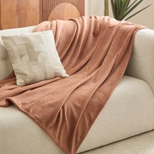 Κουβέρτα Καναπέ Fleece (130x180) A-S Throw Terracotta 131648S