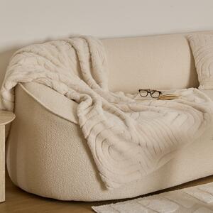 Κουβέρτα Γούνινη Ημίδιπλη (180x230) A-S Arka Ivory 212413