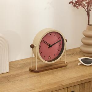 Ρολόι Επιτραπέζιο (19x6x18) A-S Home 215544 Pink