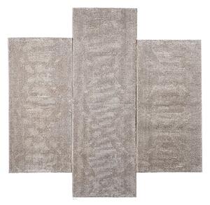 Χαλιά Κρεβατοκάμαρας (Σετ 3τμχ) Polcarpet Petra Stone 1040 Brown