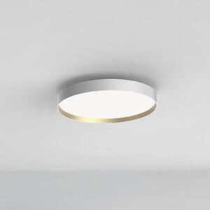 LOOM DESIGN Φωτιστικό οροφής LED Lucia, λευκό/χρυσό χρώμα Ø 45 cm, ρυθμιζόμενος, Λευκό, Σαλόνι / τραπεζαρία, Μέταλλο, σύγχρονο