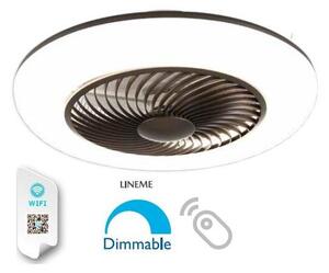 Ανεμιστήρας Οροφής DC 45W LED 1070 RPM Cierzo LINEME 02-00179 Καφέ