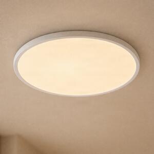 Nordlux Φωτιστικό οροφής LED Oja Smart, λευκό, Ø 60 cm, ρυθμιζόμενος, Λευκό, Κουζίνα, Πλαστικό