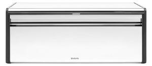 Ψωμιέρα Fall Front Brabantia με καπάκι και διαστάσεις 25x46.5x18.7cm - Brilliant Steel