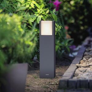 Philips Φωτιστικό πλίνθου LED Arbour UE της, Μαύρο, Αλουμίνιο, σύγχρονο