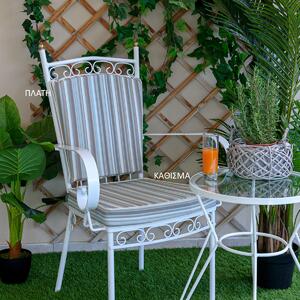 Μαξιλάρι Πλάτης Φερ Φορζέ Ρουστίκ Be Comfy Stripes Sky 7501