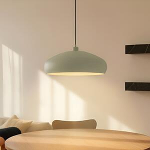 Lindby κρεμαστό φωτιστικό Elover, ανοιχτό πράσινο, Ø 45 cm, σίδερο, ρυθμιζόμενος, Πράσινο, Σαλόνι / τραπεζαρία, Μέταλλο, σύγχρονο