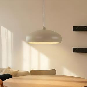 Lindby κρεμαστό φωτιστικό Elover, μπεζ, Ø 45 cm, σίδερο, ρυθμιζόμενος, Μπεζ, Σαλόνι / τραπεζαρία, Μέταλλο, σύγχρονο