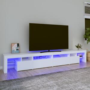 VidaXL Έπιπλο Τηλεόρασης με LED Λευκό 260 x 36,5 x 40 εκ