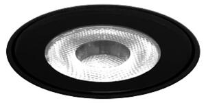 Wever & Ducré Lighting WEVER DUCRÉ Εντοιχισμένος φωτιστικός LED Blink 1.0 μαύρος χωρίς περίγραμμα, Μαύρο, Αλουμίνιο, Φωτιστικά εσοχής στρογγυλά