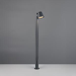 Trio Lighting Λάμπα δρόμου Beni, μαύρο ματ, ύψος 100 cm, μέταλλο, ρυθμιζόμενος, Μαύρο, Μέταλλο, σύγχρονο