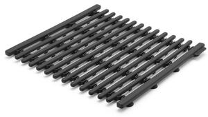 Σιλικονούχο πατάκι πιάτων Brabantia SinkSide 1004155, Μέχρι 220C, Ρυθμιζόμενο πλάτος, Σκούρο γκρι