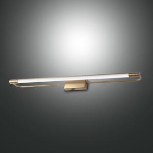 Fabas Luce Φωτιστικό τοίχου Rapallo LED, ορειχάλκινο, IP44, 60 cm, Χρυσό / Ορείχαλκου, Διάδρομος, Μέταλλο, σύγχρονο