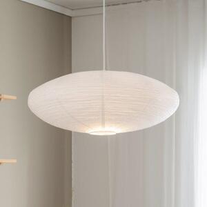 PR Home κρεμαστό φωτιστικό Yuni, λευκό, Ø 60 cm, λευκή ανάρτηση, E14, ρυθμιζόμενος, Λευκό, Σαλόνι / τραπεζαρία, Χαρτί / χαρτόνι, Σκανδιναβικό