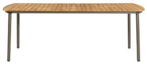 VidaXL Τραπέζι Κήπου 200 x 100 x 72 εκ. Μασίφ Ξύλο Ακακίας / Ατσάλι