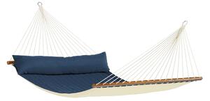 Αιώρα καπιτονέ με ράβδο Alabama Navy Blue | kingsize